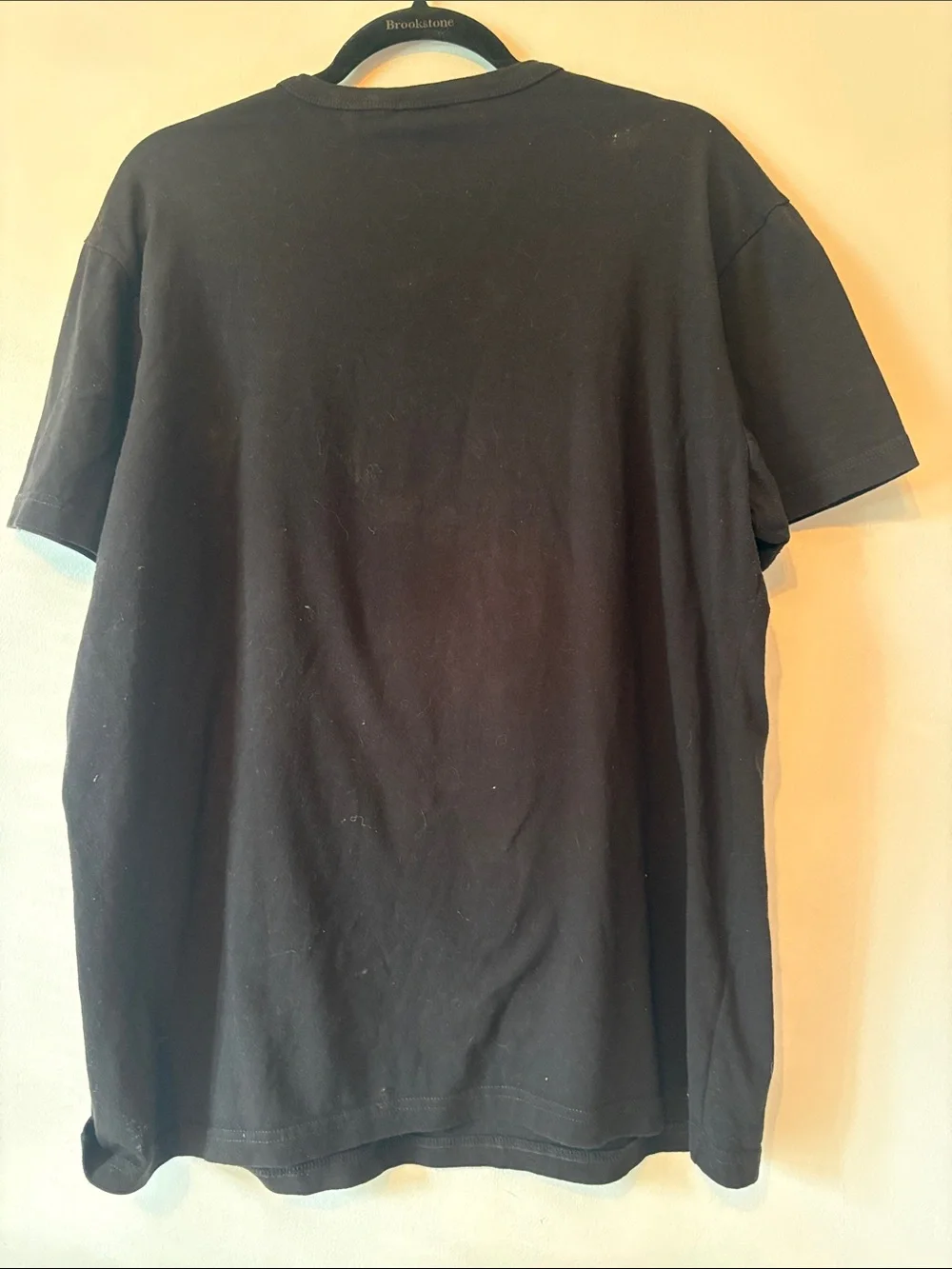 GUESS Black Tee with Red, White & Blue Union Jack Graphic - Picture 3 of 4